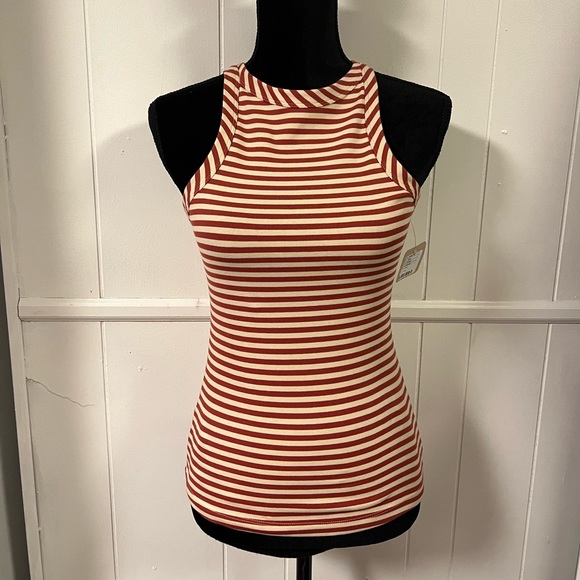 NEW‼️Maeve by Anthropologie Ribbed Tank -Ceder MEDIUM - Picture 4 of 8